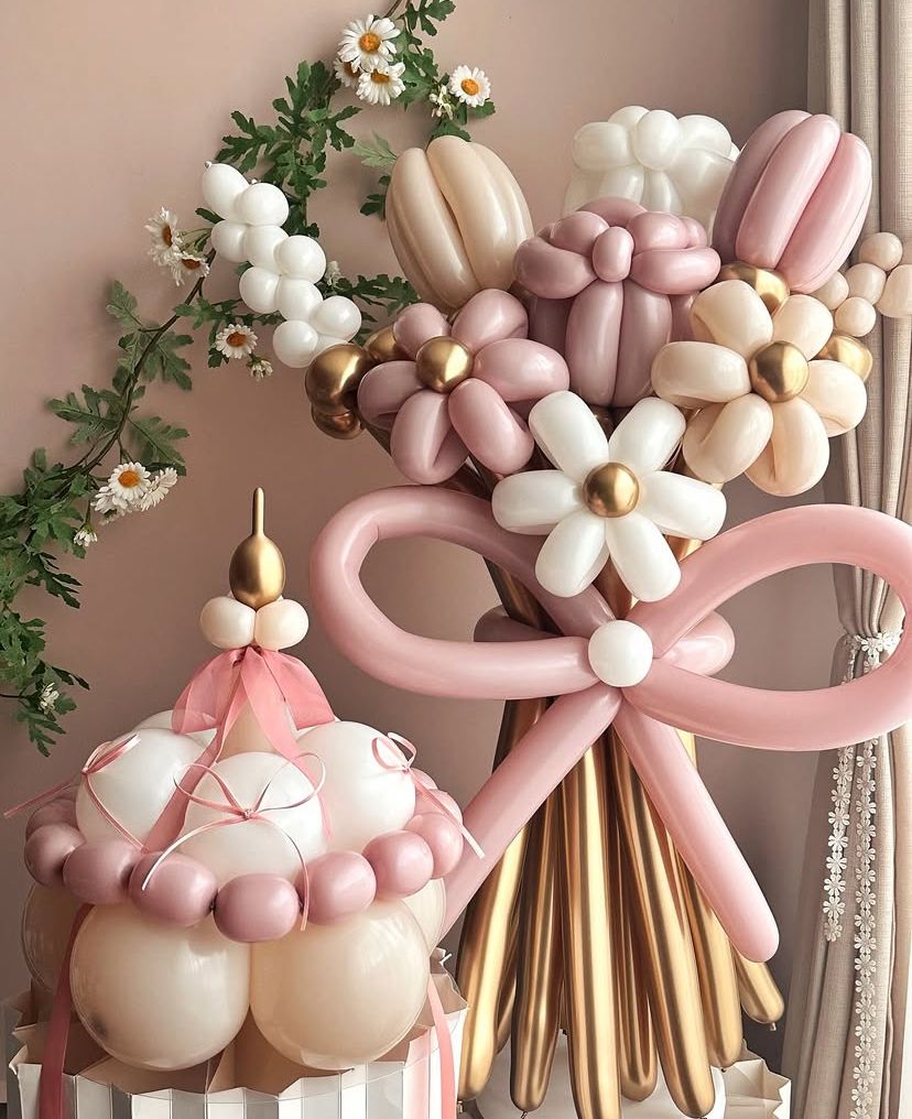 Quà tặng bóng sinh nhật Balloon Flower Bouquet 06