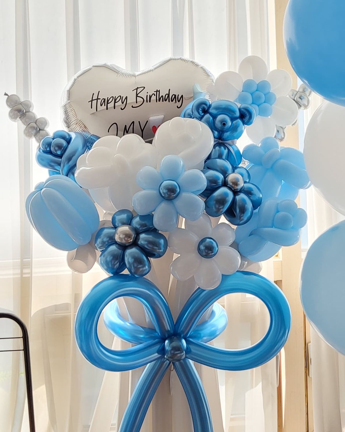 Quà tặng bóng sinh nhật Balloon Flower Bouquet 07