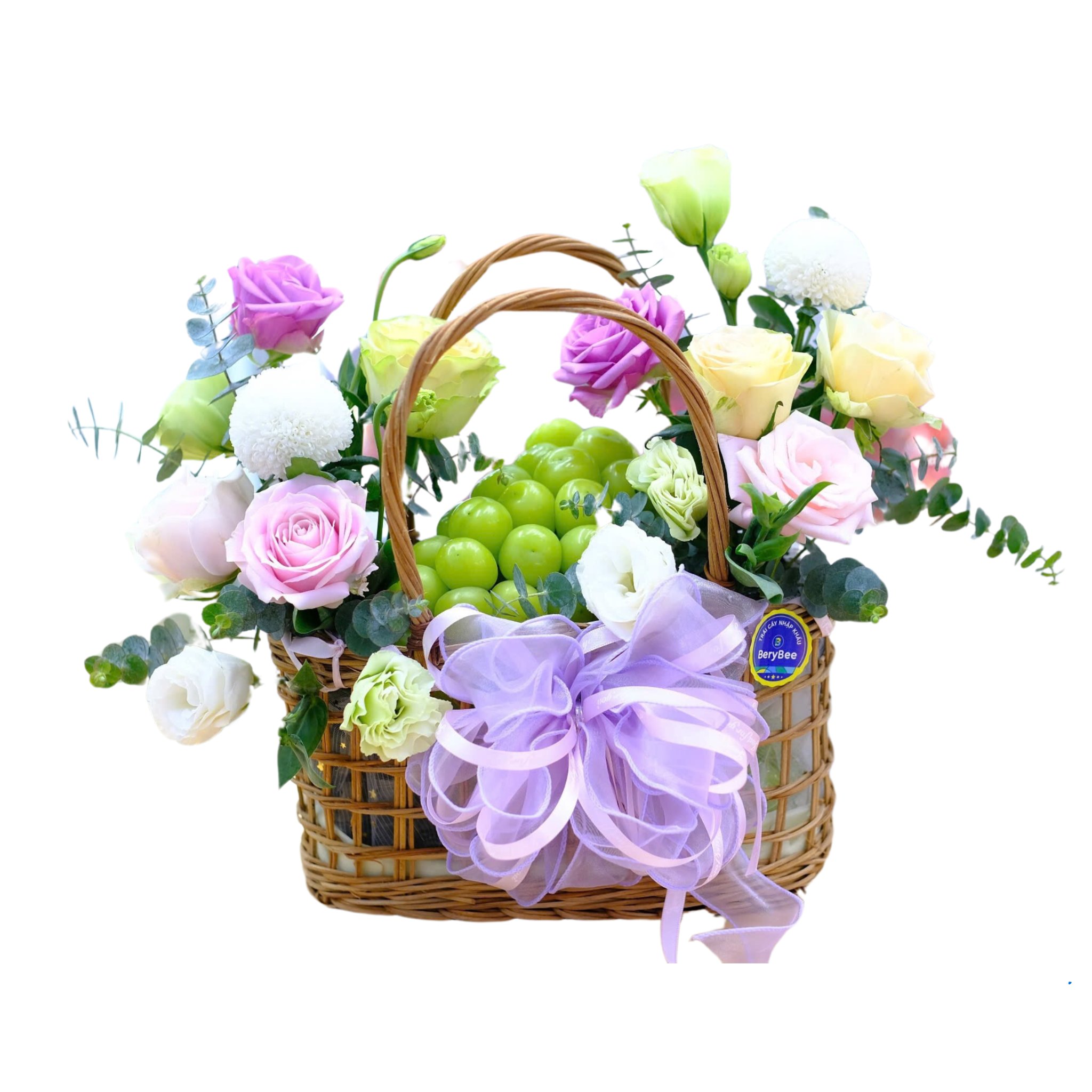 GIỎ QUÀ KÈM HOA TƯƠI